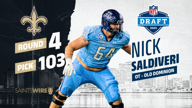 2023 NFL draft grades: Saints pick OL Nick Saldiveri at No. 103