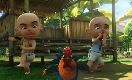 Local animated TV series and movies starring Upin and Ipin are famous not only in Malaysia.