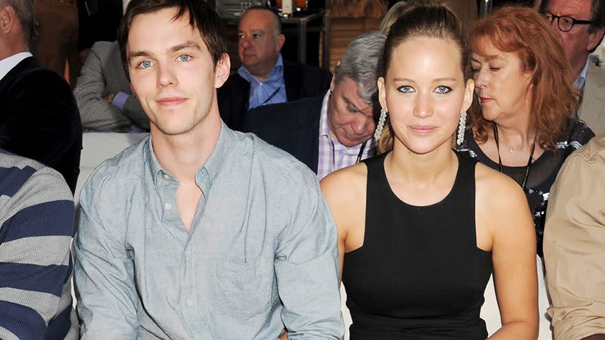 JLaw and her ex Nick. Source: Getty