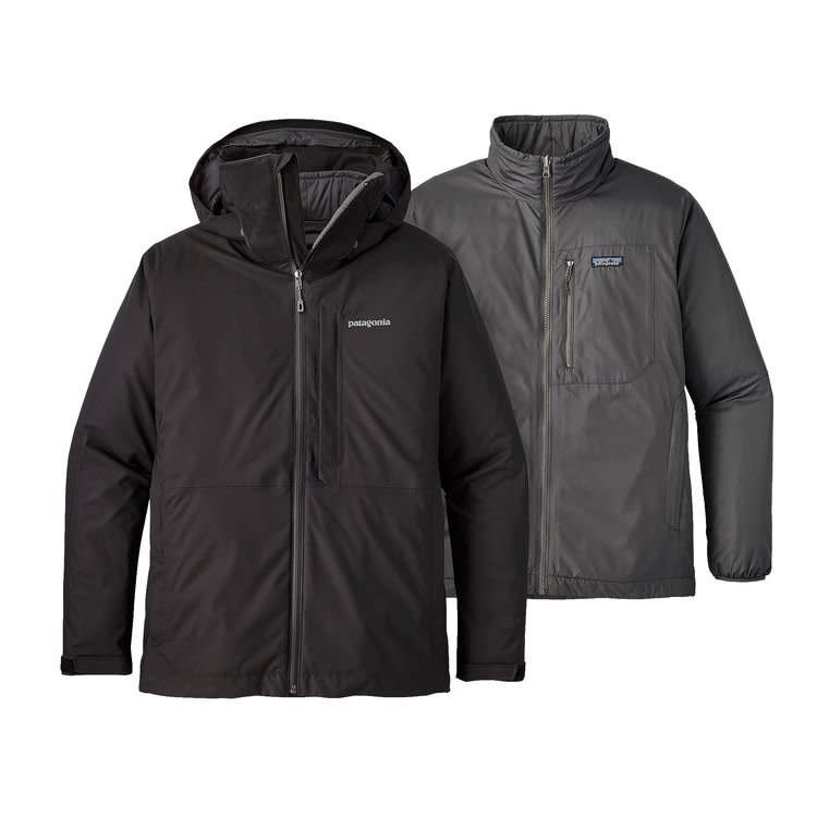 <a href="http://www.patagonia.com/product/mens-3-in-1-snowshot-ski-snowboard-jacket/31660.html" target="_blank">The 3-in-1 Snowshot</a> features H2No&reg; Performance Standard waterproof/breathable protection and a reversible zip-out jacket with 60-g Thermogreen&reg; insulation.