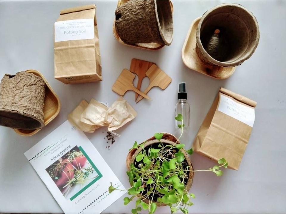 This microgreens seed-starting kit has everything you need to grow some greens.&nbsp;<a href="https://fave.co/3eCcFVl" target="_blank" rel="noopener noreferrer">Find it for $40 on Etsy.</a>