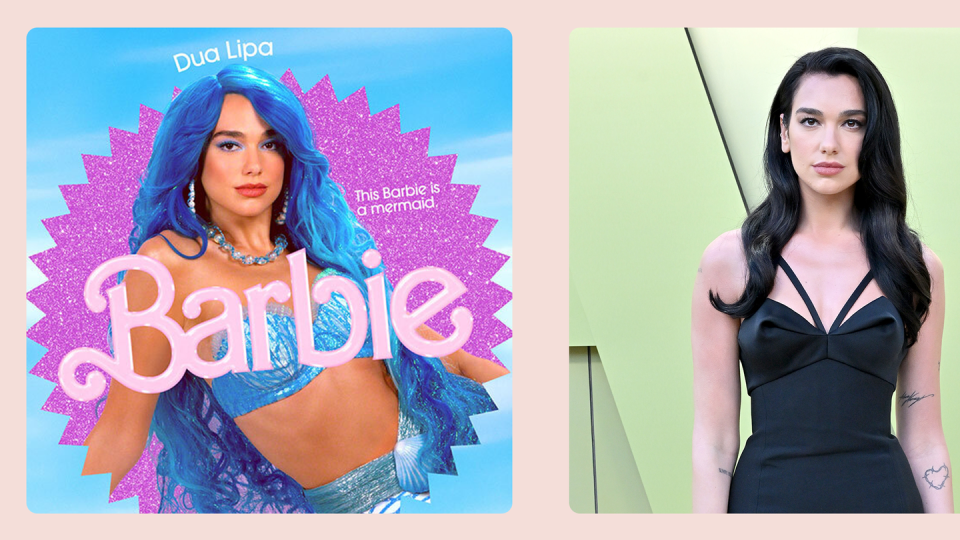 dua lipa as mermaid barbie