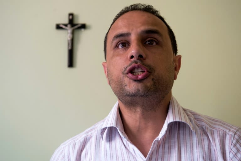 Mustapha, the son of an expert on Islamic law in Morocco, says he converted to Christianity in 1994 to 'fill a spiritual void'