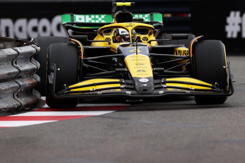 Lando Norris has the momentum this weekend as he sports a McLaren livery in tribute to Ayrton Senna, six-time winner in Monaco (Getty Images)