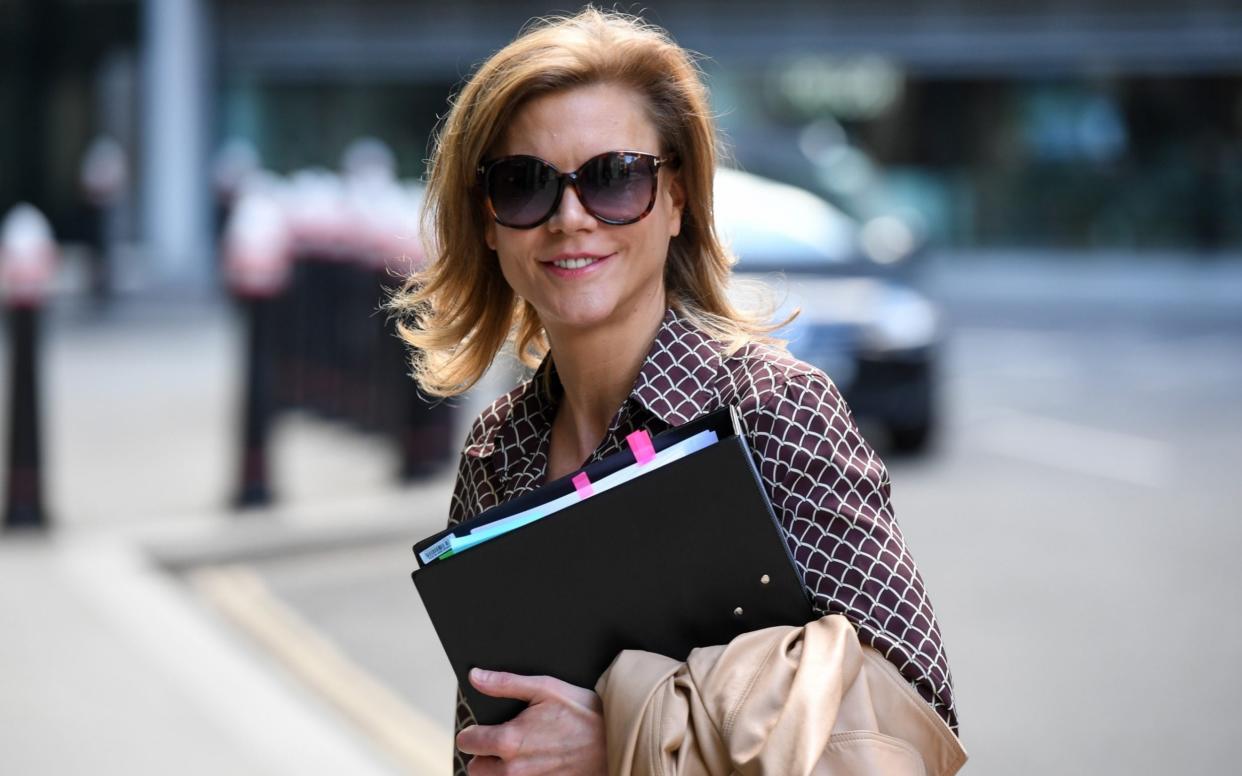 Amanda Staveley arrives at court - Chris J. Ratcliffe/Bloomberg