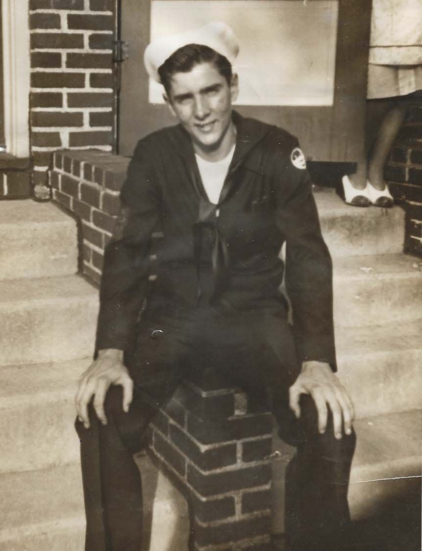 Trester on leave in 1943.