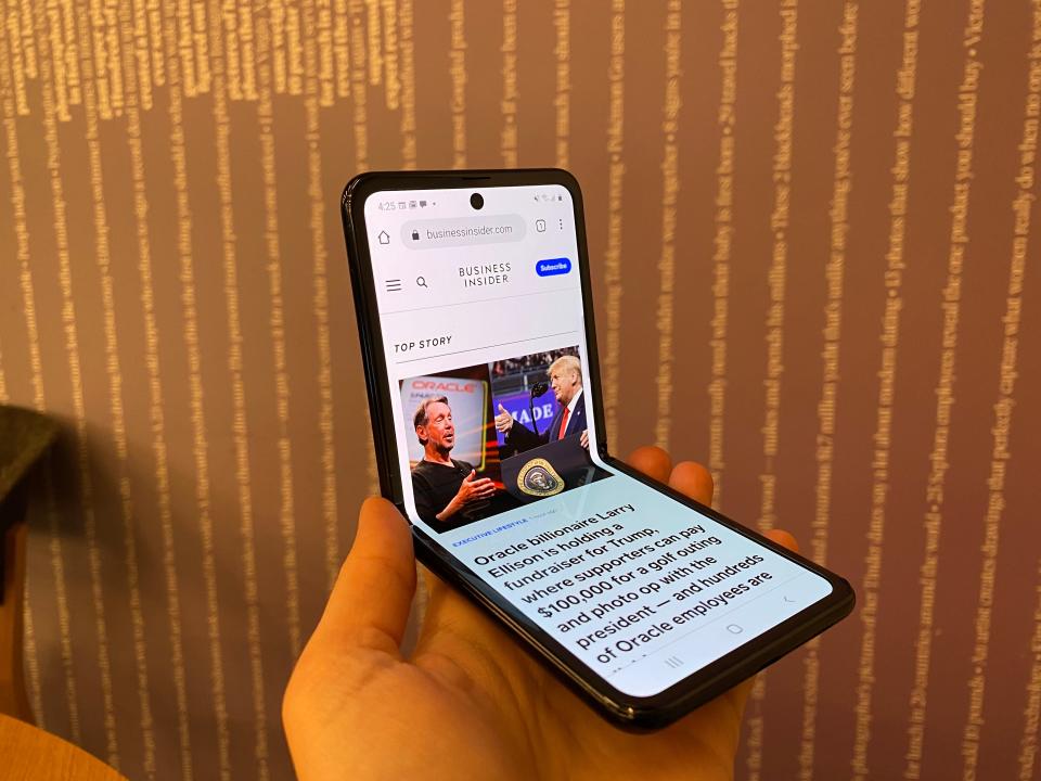 Galaxy Z Flip Business Insider