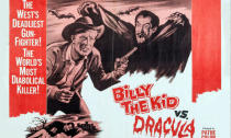 <p>This 1966 horror-thriller was released as double bill with<em> Jesse James </em>meets<em> Frankenstein’s Daughter</em> and were both shot at the same time over eight days at Paramount Studios in California. John Carradine, father of<em> Kill Bill’s</em> David Carradine, played Dracula. </p>