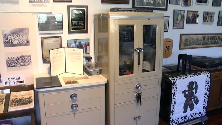 A doctor’s cabinet, the only white doctor in Southwest, VA who would treat African Americans