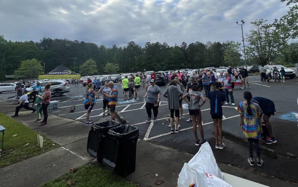 Macon residents gather for the All About Animals Rescue Run. This year’s event will take place on Saturday at Mt. Zion Baptist Church.