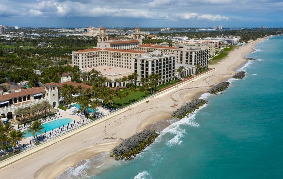 The Breakers resort faces the ocean in Midtown Palm Beach.