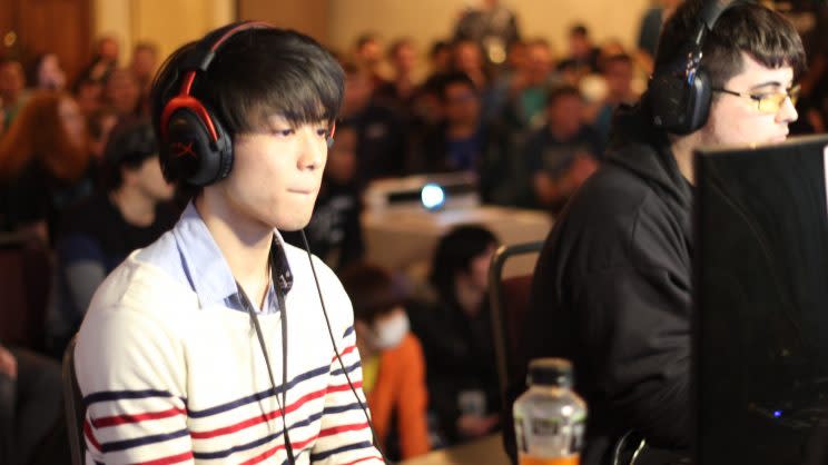 Japanese Lucario player Tsu made his U.S. debut and took #1 player ZeRo to his limit. (Alain Rodriguez)