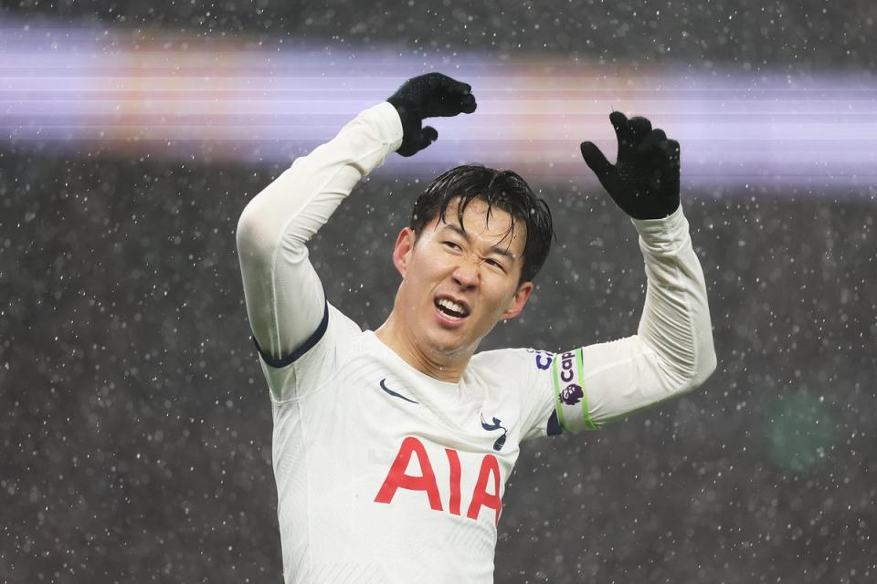 Blow: Heung-min Son will be missing for Tottenham while he plays in the Asia Cup with South Korea (Getty Images)