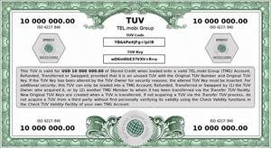 Examples of Tel.mobi Group’s TUVs in relation to a variety of currencies - CHF, EUR, GBP and USD’