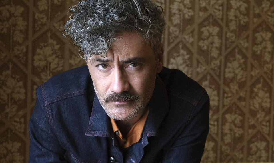 This Sept. 8, 2019 photo shows writer-director-actor Taika Waititi posing for a portrait to promote his film, "Jojo Rabbit," at the Fairmont Royal York Hotel during the Toronto International Film Festival in Toronto. (Photo by Chris Pizzello/Invision/AP)