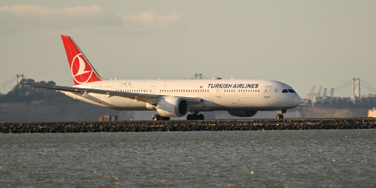 Turkish Airlines TK80 Boeing 787-9 Dreamliner plan