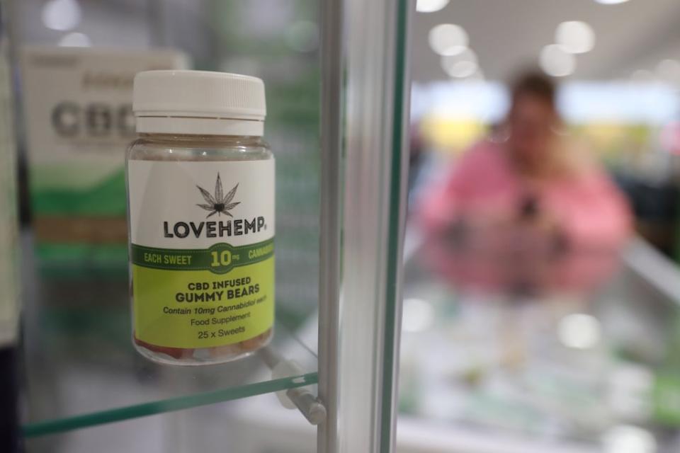 To date, no food products containing CBD – found within hemp and cannabis – have been authorised for sale in the UK (Niall Carson/PA) (PA Archive)