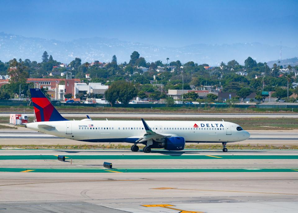 A Delta Air Lines plane.