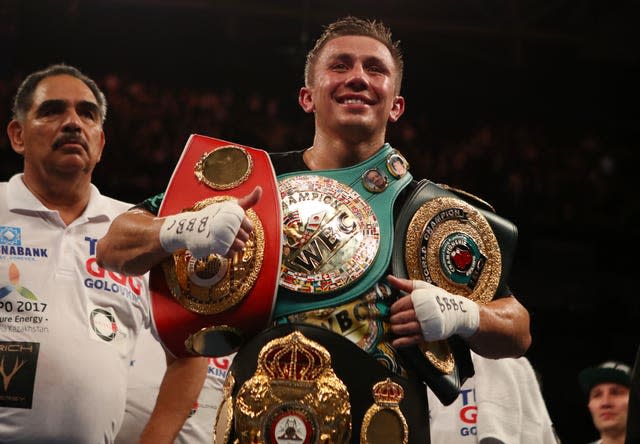 Gennady Golovkin is a unified world middleweight champion (Nick Potts/PA)