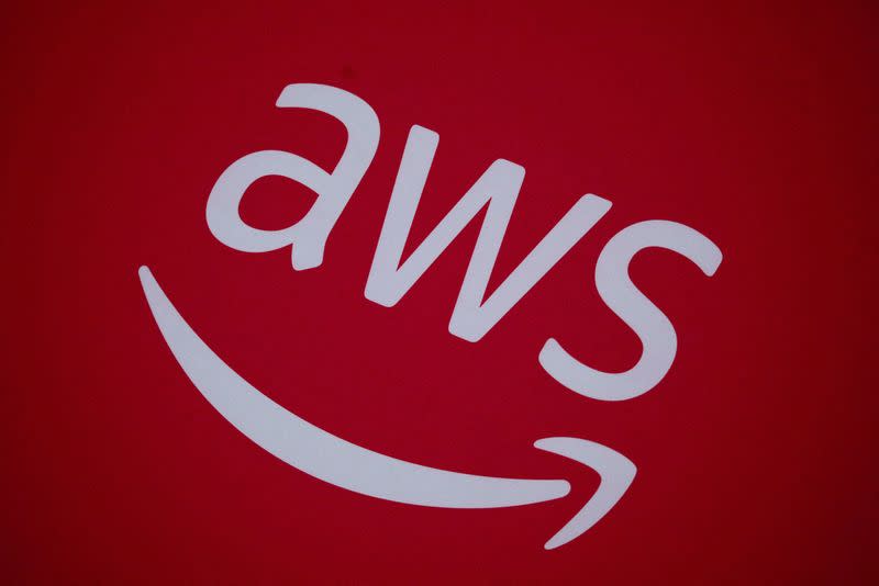 FILE PHOTO: Logo for Amazon Web Services (AWS) in Toronto