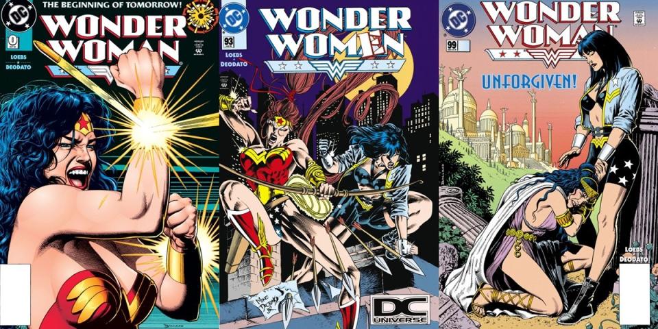 Brian Bolland's covers for Wonder Woman's mid '90s run.