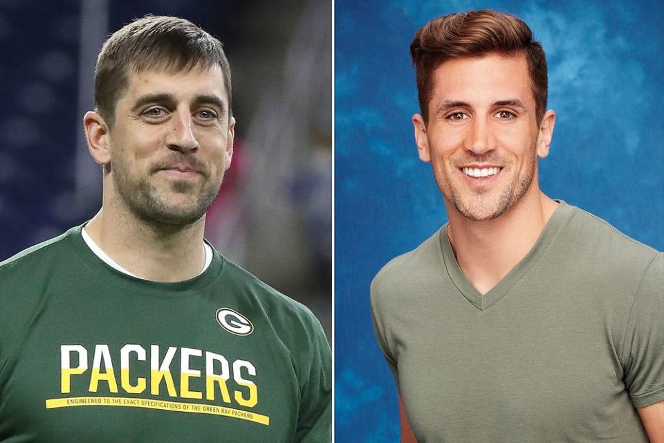 Aaron Rodgers (left) and Jordan Rodgers (right)