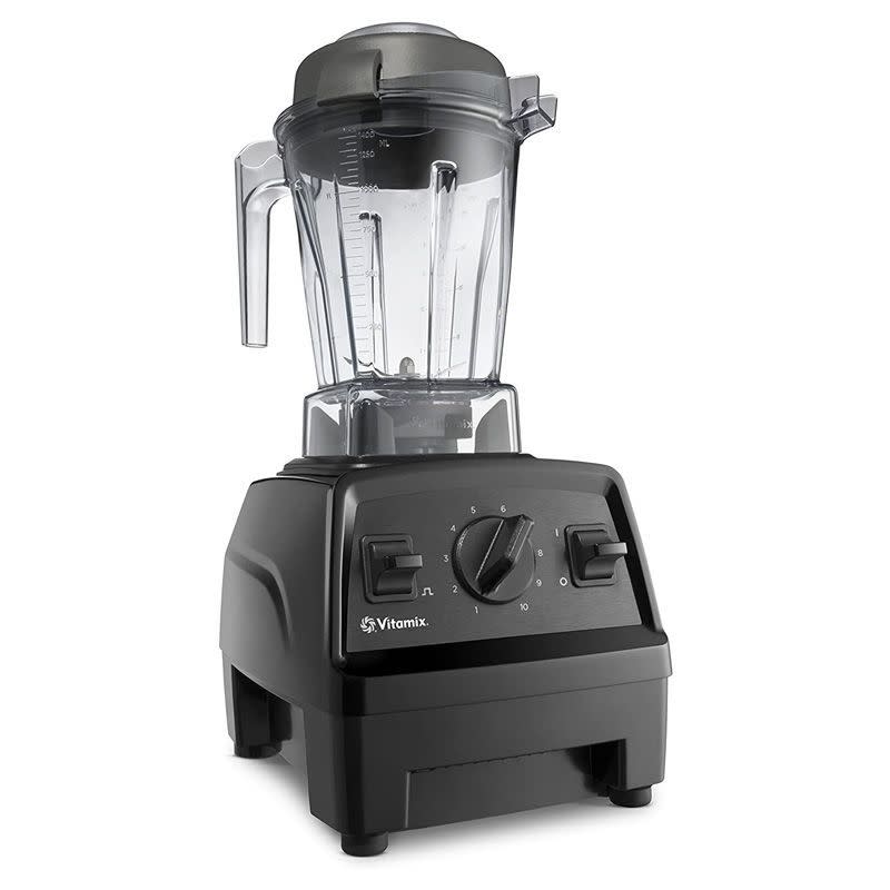 <p><strong>Vitamix</strong></p><p>amazon.com</p><p><strong>$349.95</strong></p><p><a href="https://www.amazon.com/dp/B0758JHZM3?tag=syn-yahoo-20&ascsubtag=%5Bartid%7C10060.g.36265014%5Bsrc%7Cyahoo-us" rel="nofollow noopener" target="_blank" data-ylk="slk:Shop Now;elm:context_link;itc:0;sec:content-canvas" class="link ">Shop Now</a></p><p>According to <em><a href="https://www.goodhousekeeping.com/appliances/blender-reviews/g4864/best-blender-reviews/" rel="nofollow noopener" target="_blank" data-ylk="slk:Good Housekeeping;elm:context_link;itc:0;sec:content-canvas" class="link ">Good Housekeeping</a></em>, the E310 Explorian has premium precision and control thanks to a powerful motor and an impressive 10 speed settings. The Vitamix name may mean this is an investment. And, unfortunately, the pitcher size is a bit small at 48 ounces (six cups), especially compared to its overall footprint and hefty 12-pound weight. However, the E310 makes up for its bulk with its durable design, motor, and blades, making it good for daily use. Bonus: a self-cleaning feature that Vitamix claims will get rid of grime in just a minute.</p>