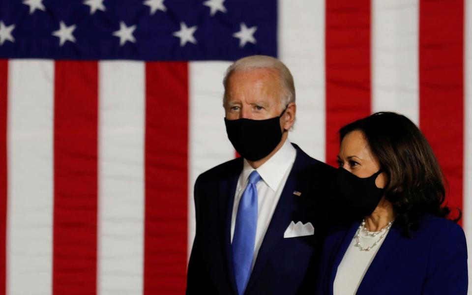 Joe Biden and Kamala Barris - Carlos Barria/Reuters