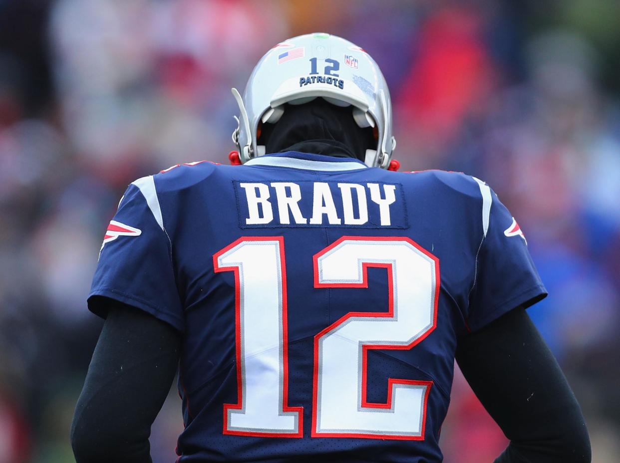 Tom Brady will lead the Patriots into the playoffs once again: Getty