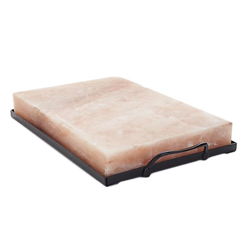 <a rel="nofollow noopener" href="http://rstyle.me/n/ck58xdjduw" target="_blank" data-ylk="slk:Himalayan Salt Block & Holder Set, Crate & Barrel, $50;elm:context_link;itc:0;sec:content-canvas" class="link ">Himalayan Salt Block & Holder Set, Crate & Barrel, $50</a>