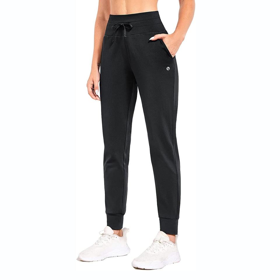 BALEAF Women's Fleece Lined Pants Water Resistant Sweatpants