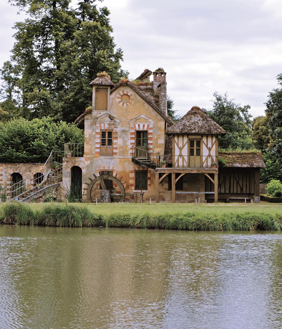 The mill in the Queen’s Hamlet, a rural-style village on the grounds of Versailles.