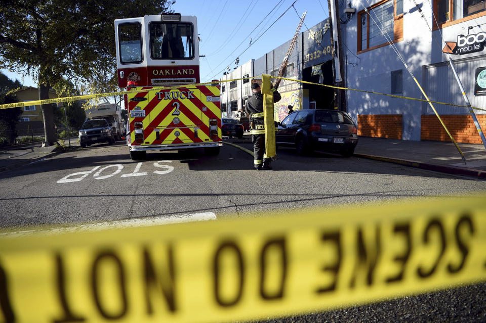 Fatal warehouse fire in Oakland