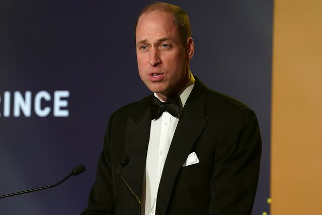 <p>Arthur Edwards - WPA Pool/Getty</p> Prince William gave a speech at the event, which took place at London's Science Museum