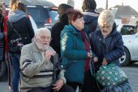 Buses carrying evacuees from Mariupol arrive in Bezimenne