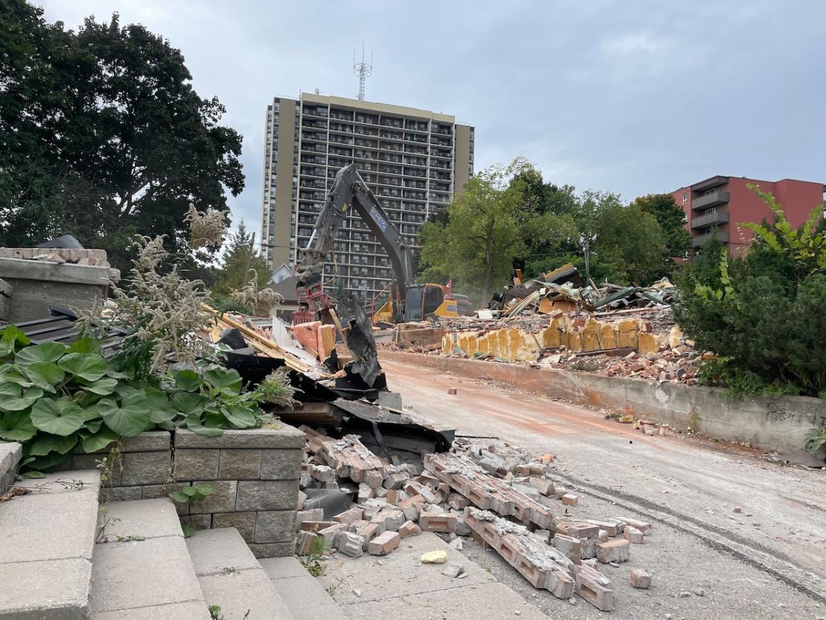 Former men’s shelter being demolished to make way for new housing complex in Kitchener