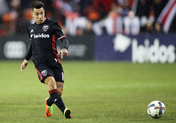 Luciano Acosta dazzled in DC United’s 3-1 win at Atlanta. (Getty Images)