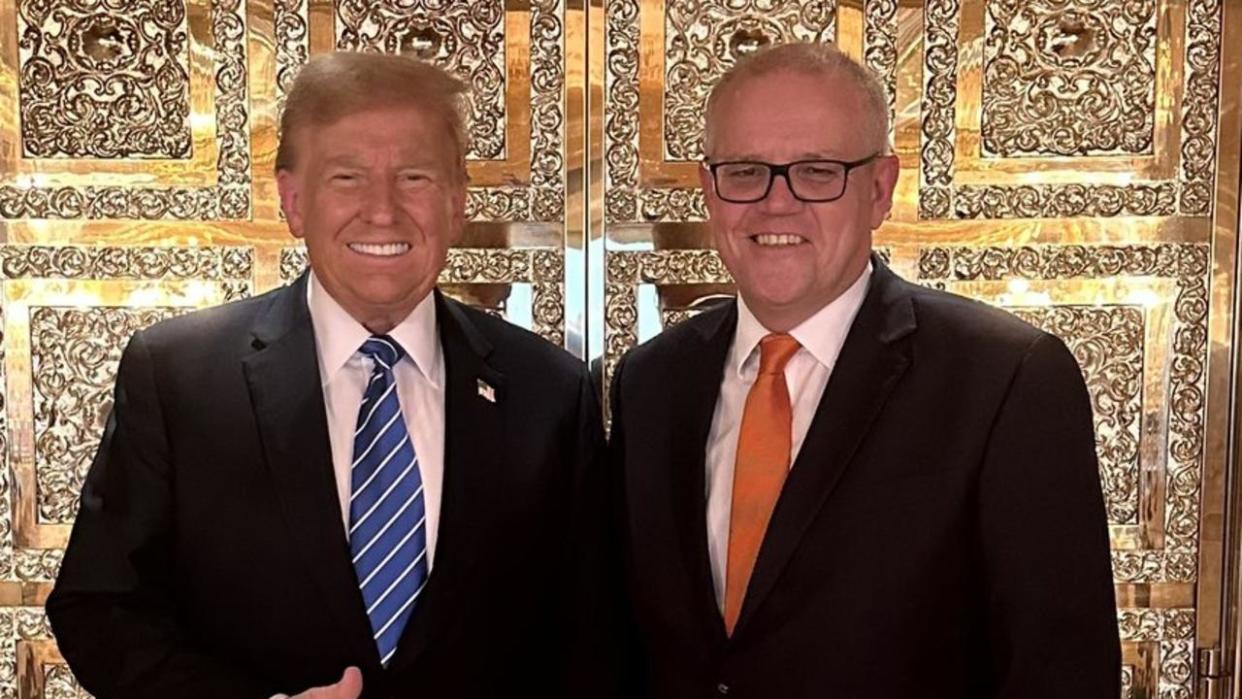 Scott Morrison meets with Donald Trump: 