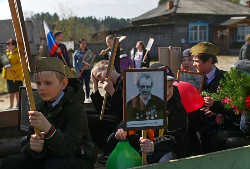 FILE PHOTO: Immortal Regiment march in Omsk Region