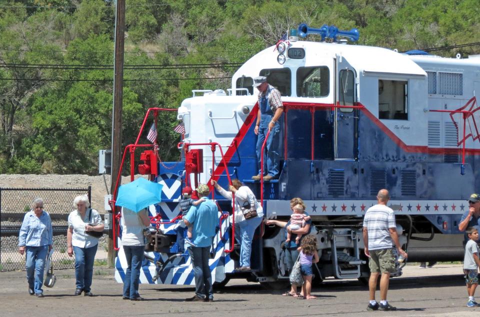 The Pueblo Railway Museum will be offering locomotive, caboose and speeder rides Saturday at Union Depot.