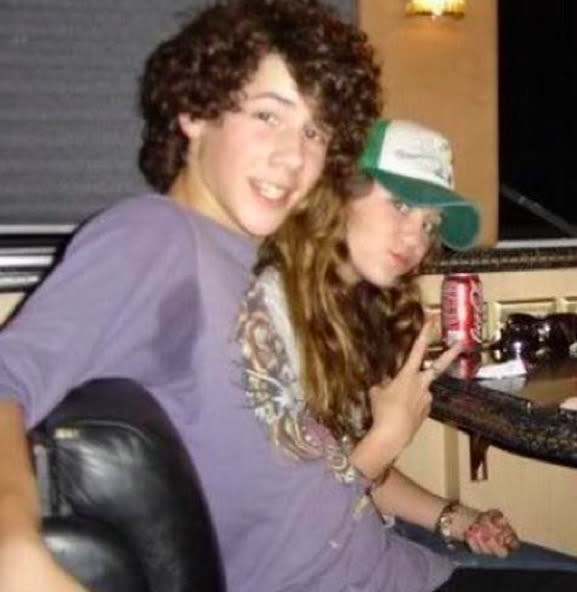 Nick Jonas and Miley Cyrus