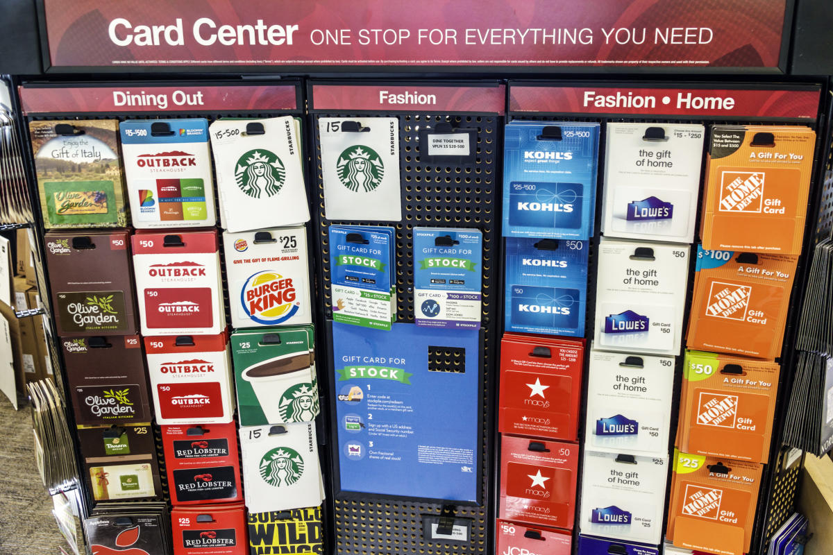 Gift cards warning  Vanilla Visa gift cards drained before