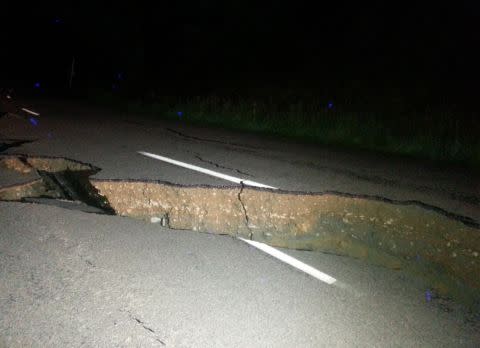 Kaikoura was severely affected by the 7.8 quake. Source: AP Images