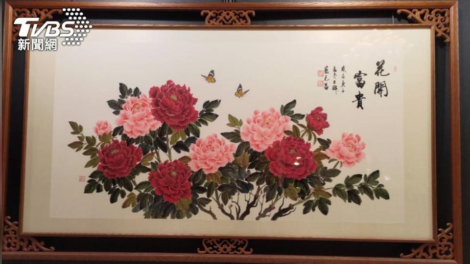 「花開富貴」藍元昌獄中習畫，拍賣會前「善心人士」36萬預購收藏。