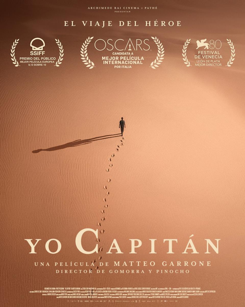 Póster Oficial de ''Yo Capitán'' (Créditos: IMDb)