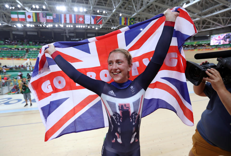 Great Britain's Laura Trott has won a gold medal in the women's omnium at the Rio Olympic Velodrome on the eleventh day of the Rio Olympics Games, Brazil.