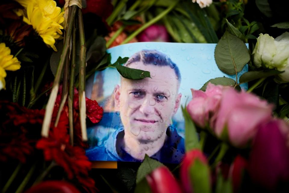 The body of Russian opposition leader Alexei Navalny has finally been handed over to his mother, his spokesperson has said (AP)