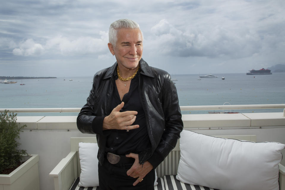 Director Baz Luhrmann poses for portrait photographs for the film 'Elvis' at the 75th international film festival, Cannes, southern France, Wednesday, May 25, 2022. (Photo by Joel C Ryan/Invision/AP)