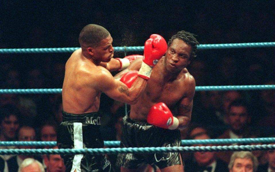 Known as The Dark Destroyer Nigel Benn ruled the super-middleweight division towards the end of his career in the 1990s - Getty Images Fee