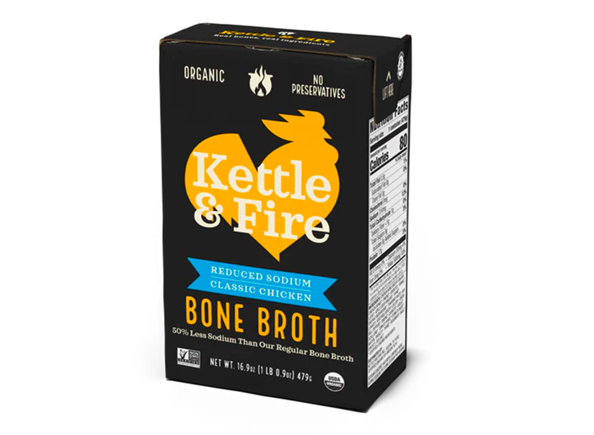 Kettle&Fire Reduced Sodium Chicken Bone Broth 